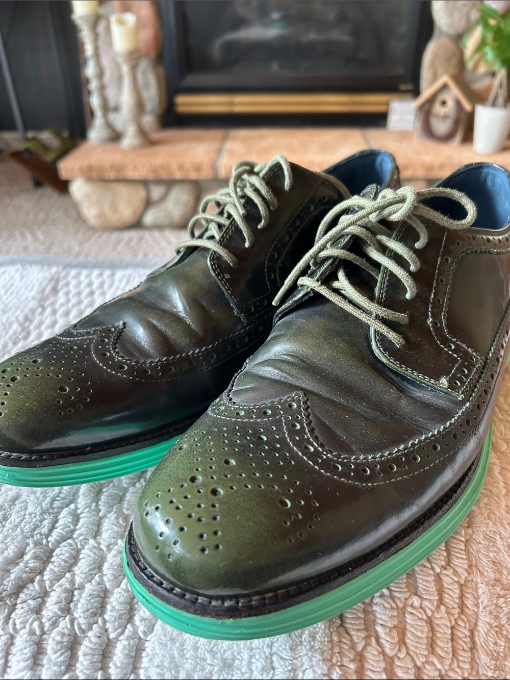 Cole Haan Lunargrand Long Wing Oxford Dress Shoe, Size 14 | C11713